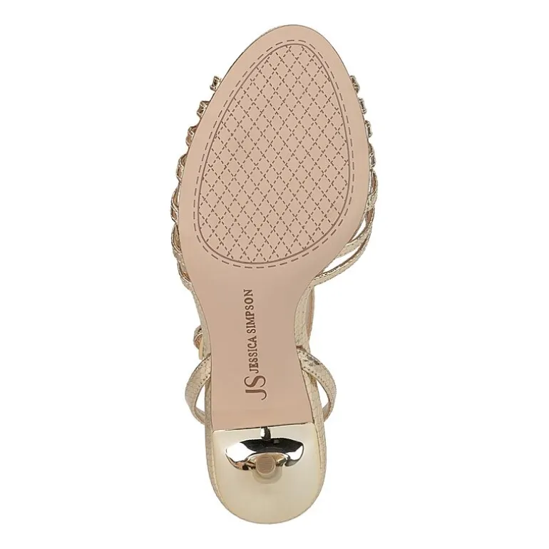 JS Jessica Simpson Womens Nysen Heeled Sandals