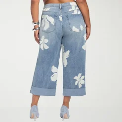JS Jessica Simpson Womens Plus High Rise Boyfriend Jean