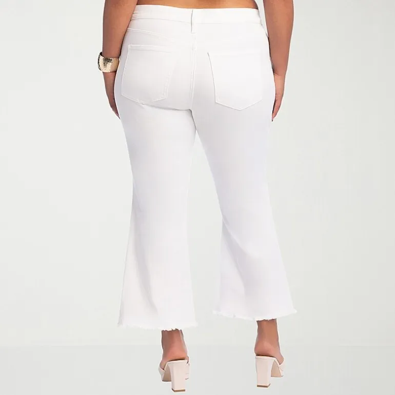 JS Jessica Simpson Womens - Plus High Rise Flare Leg Jean