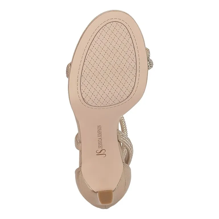 JS Jessica Simpson Womens Round Open Toe Stiletto Heel Pumps