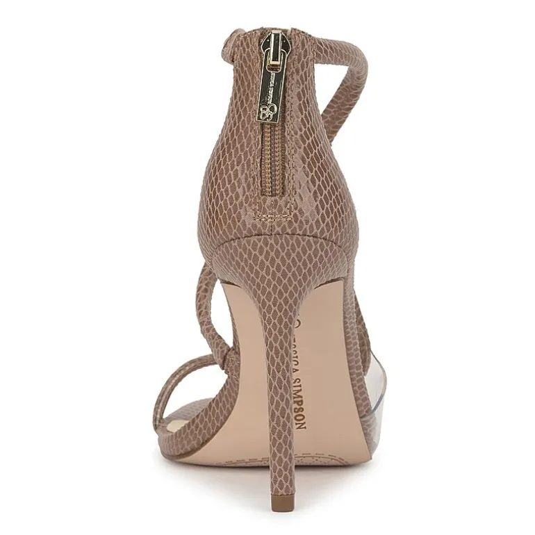 JS Jessica Simpson Womens Round Open Toe Stiletto Heel Pumps