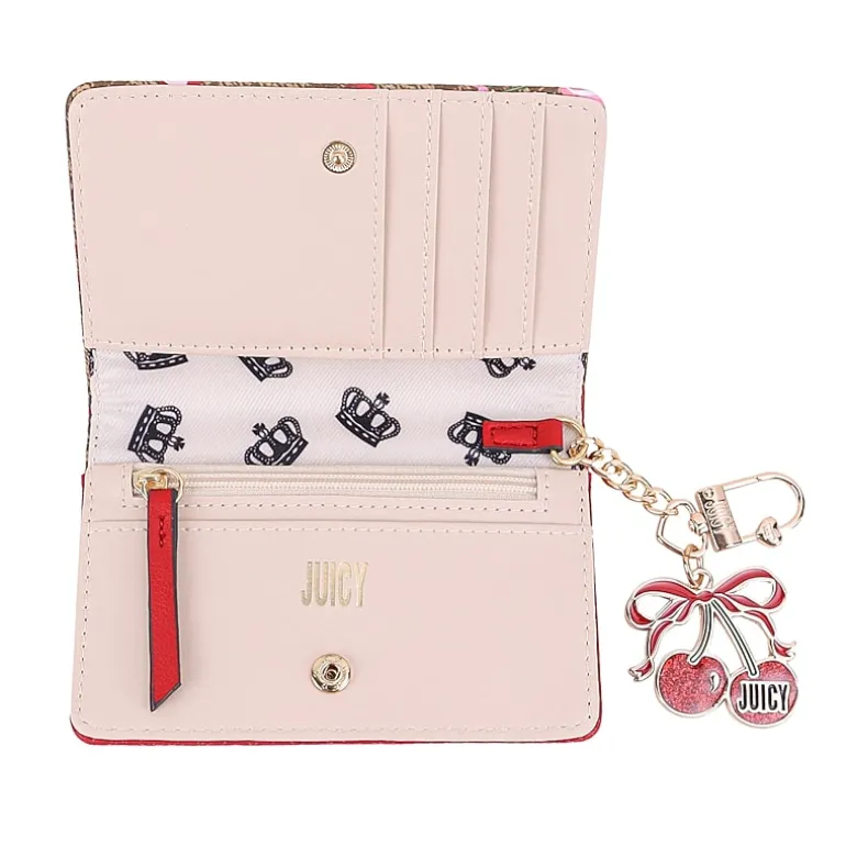 Juicy By Juicy Couture Cherry Darlin' Womens Slim Fold Wallet