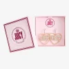 Juicy By Juicy Couture Gold Tone Womens Crystal Heart Drop Earrings