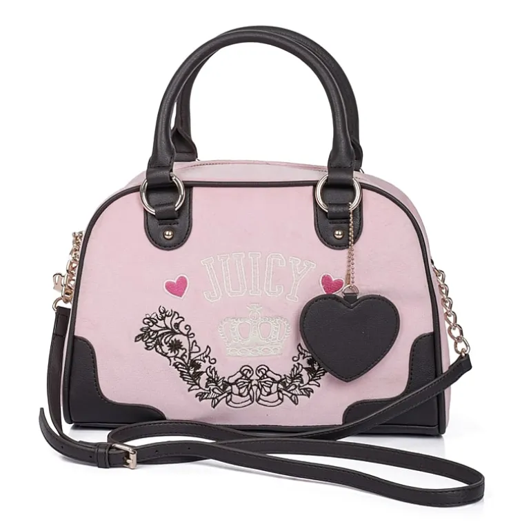 Juicy By Juicy Couture Retro Chic Velour Satchel