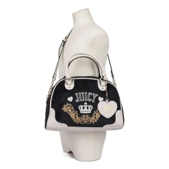 Juicy By Juicy Couture Retro Chic Velour Satchel