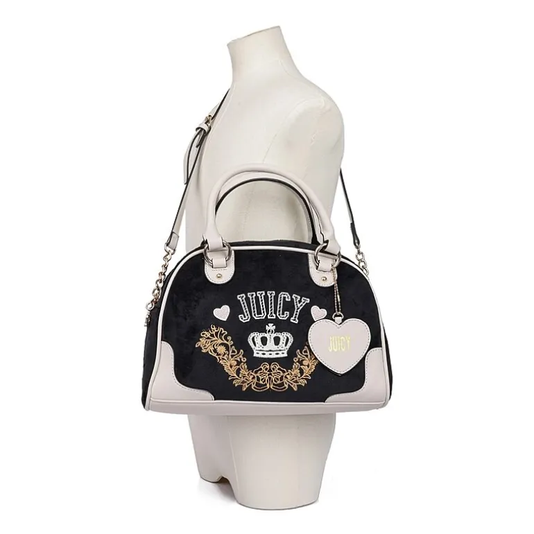 Juicy By Juicy Couture Retro Chic Velour Satchel