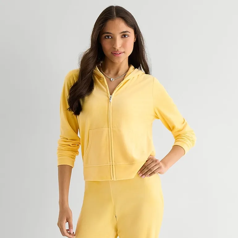 Juicy By Juicy Couture Womens Juniors Lightweight Track Jacket