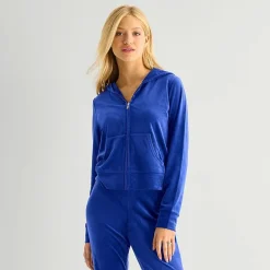 Juicy By Juicy Couture Womens Juniors Lightweight Track Jacket