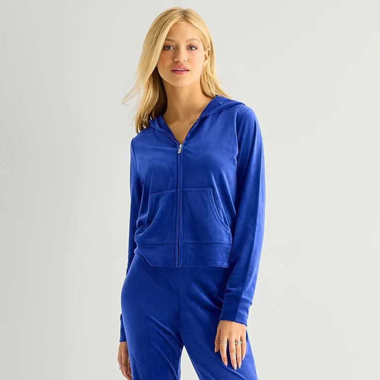 Juicy By Juicy Couture Womens Juniors Lightweight Track Jacket