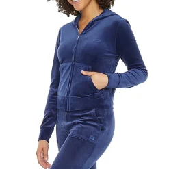 Juicy By Juicy Couture Womens Juniors Midweight Track Jacket