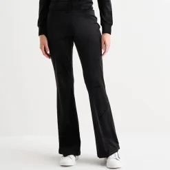 Juicy By Juicy Couture Womens Juniors Flare Mid Rise Track Pant