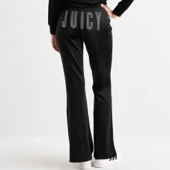 Juicy By Juicy Couture Womens Juniors Flare Mid Rise Track Pant