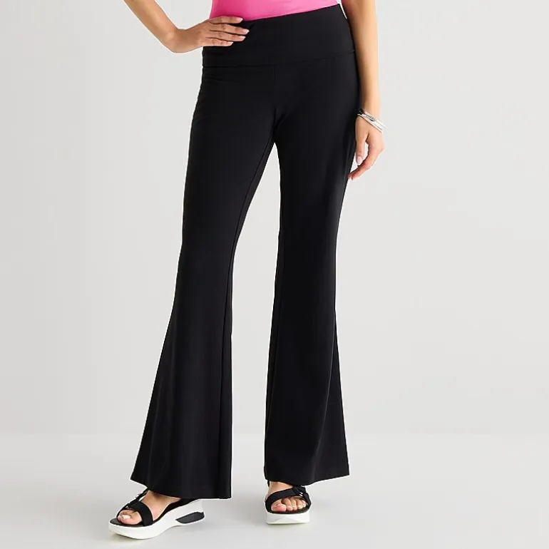 Juicy By Juicy Couture Womens Comfort Waistband High Rise Juniors Yoga Pant