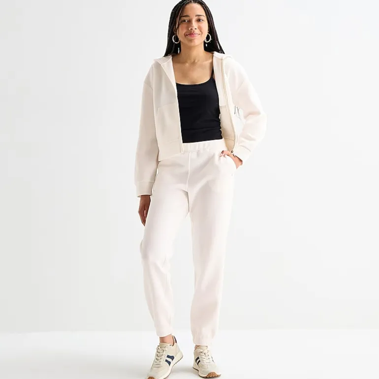 Juicy By Juicy Couture Womens Juniors Flare Mid Rise Fleece Jogger Pant