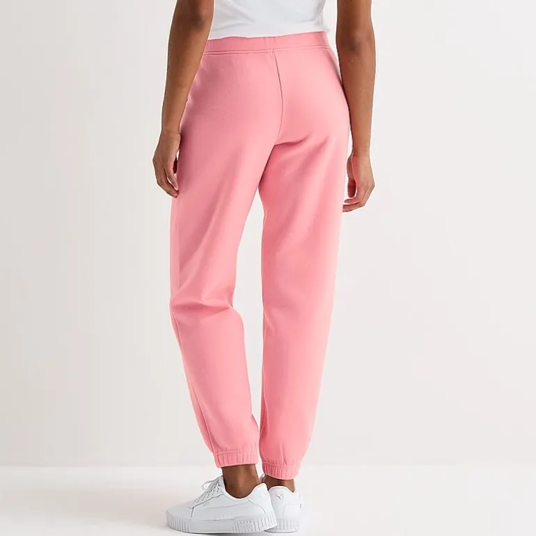 Juicy By Juicy Couture Womens Juniors Cuffed Mid Rise Fleece Jogger Pant