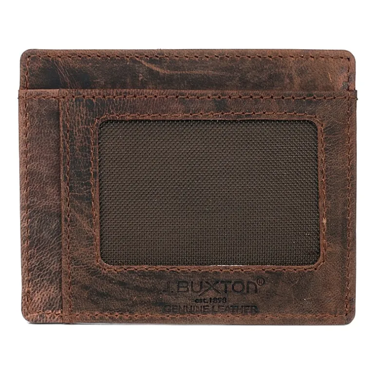 Julia Buxton Front Pocket Getaway Mens Rfid Blocking Front Pocket Wallet