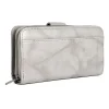 Julia Buxton Heiress Leather Checkbook Womens Rfid Blocking Checkbook Wallet