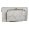 Julia Buxton Heiress Leather Organizer Womens Rfid Blocking Checkbook Wallet