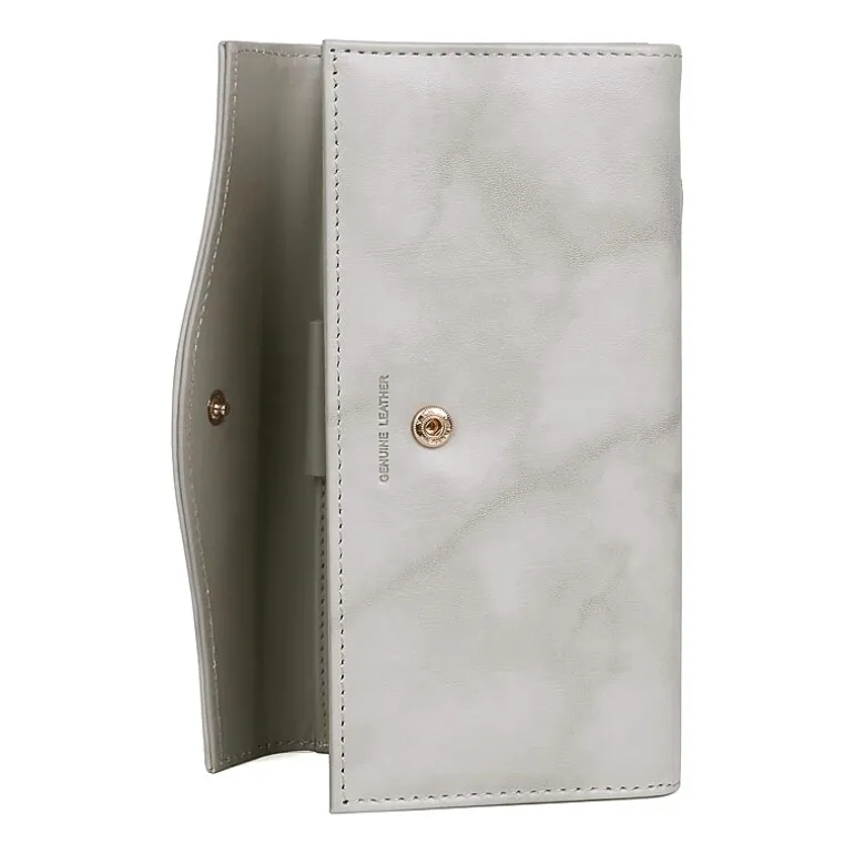 Julia Buxton Heiress Leather Organizer Womens Rfid Blocking Checkbook Wallet