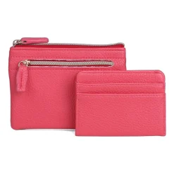Julia Buxton Large Id Coin Case Womens Rfid Blocking Wallet