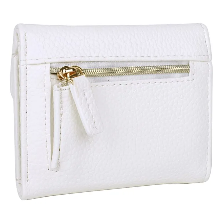 Julia Buxton Mini Womens Rfid Blocking Trifold Wallet
