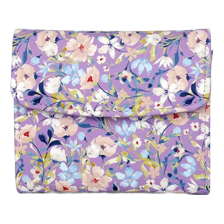 Julia Buxton Mini Womens Rfid Blocking Trifold Wallet