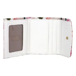 Julia Buxton Mini Womens Rfid Blocking Trifold Wallet