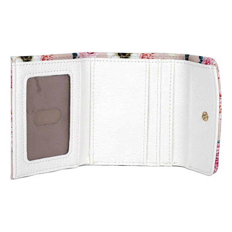 Julia Buxton Mini Womens Rfid Blocking Trifold Wallet