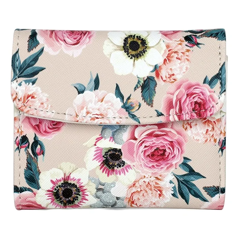 Julia Buxton Mini Womens Rfid Blocking Trifold Wallet