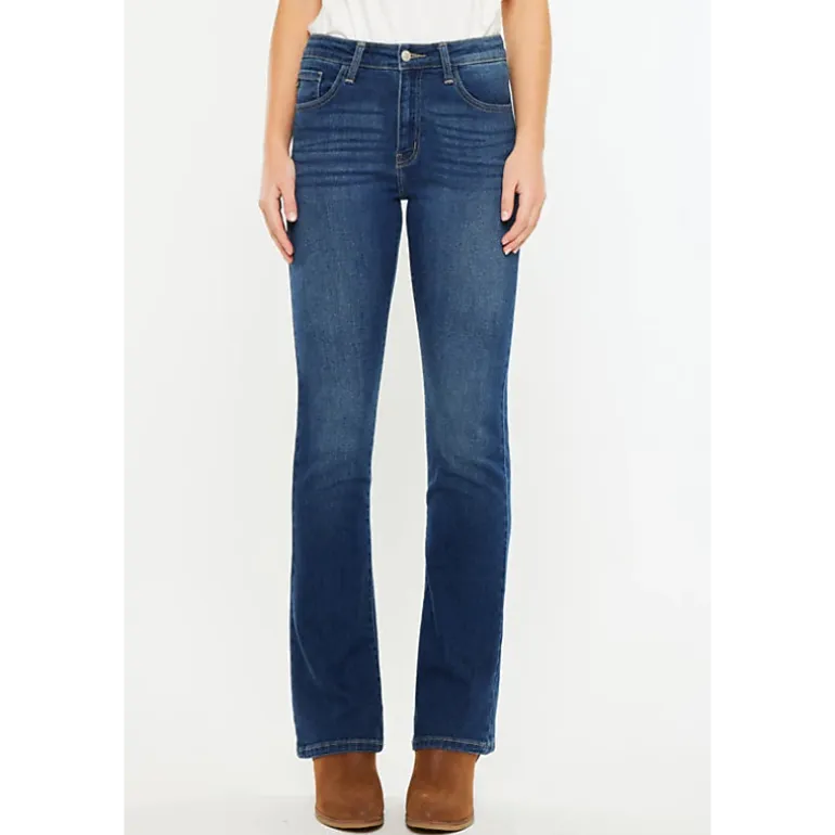 KanCan Women's Essentials High Rise Bootcut Jeans Denver