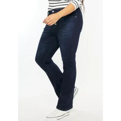 Kancan Women's Plus Size High Rise Bootcut Jeans Teresa