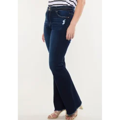 KanCan Women's Plus Size High Rise Flare Jeans Gill