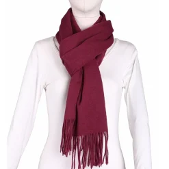 Karla Hanson Fringe Wool Blanket Scarf