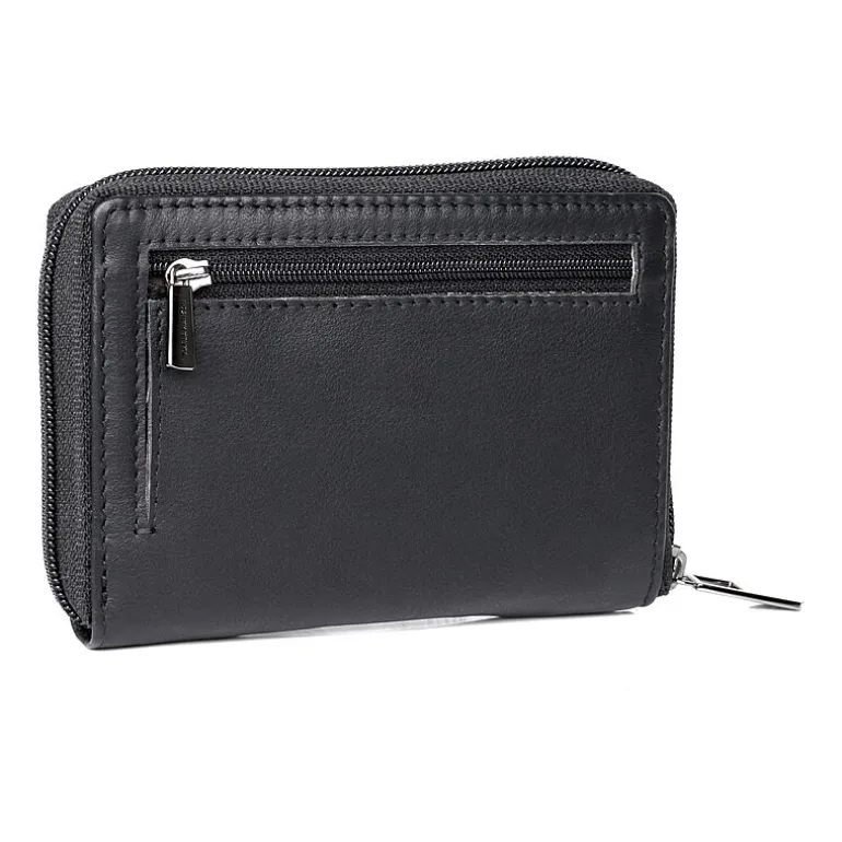 Karla Hanson Womens Rfid Blocking Zip Around Wallet