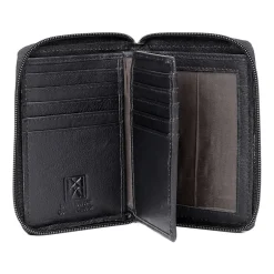 Karla Hanson Womens Rfid Blocking Zip Around Wallet