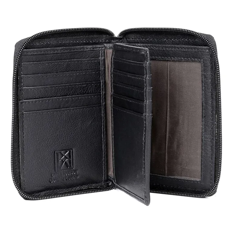 Karla Hanson Womens Rfid Blocking Zip Around Wallet