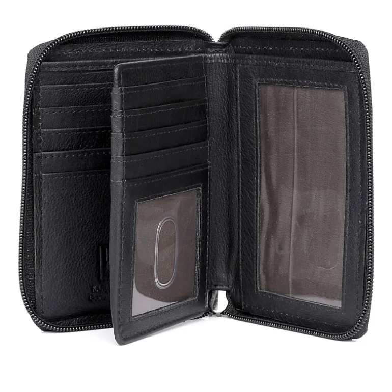 Karla Hanson Womens Rfid Blocking Zip Around Wallet