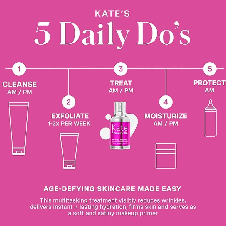 Kate Somerville Wrinkle Warrior® 2-In-1 Plumping Serum + Facial Moisturizer