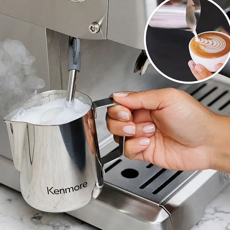 Kenmore Espresso Machine With Grinder & Milk Frother