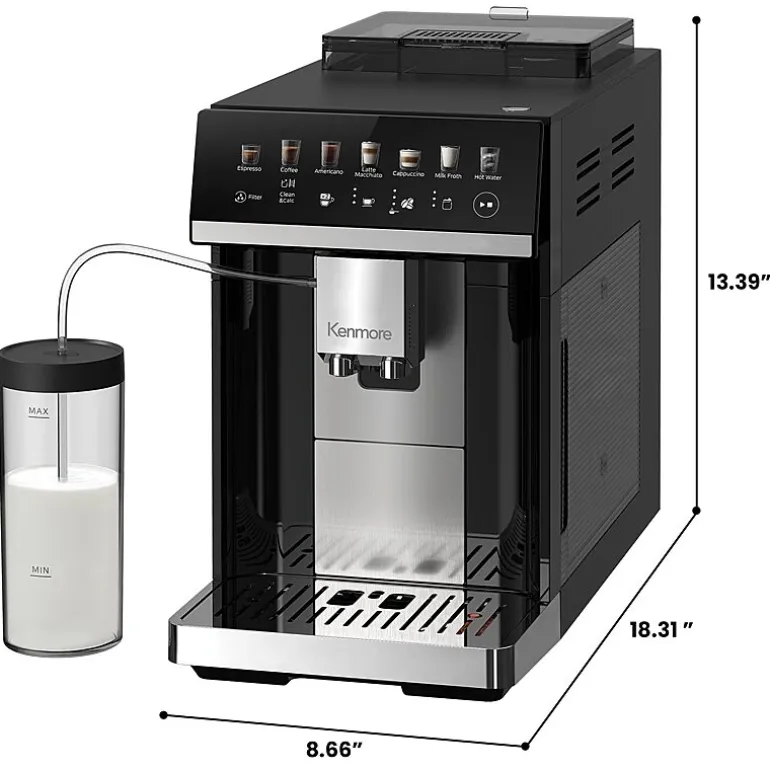 Kenmore Super-Automatic Espresso Machine + Coffee Maker