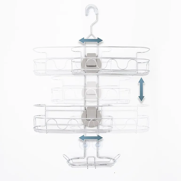 Kenney Easyslide 4-Way Adjustable Shower Caddy