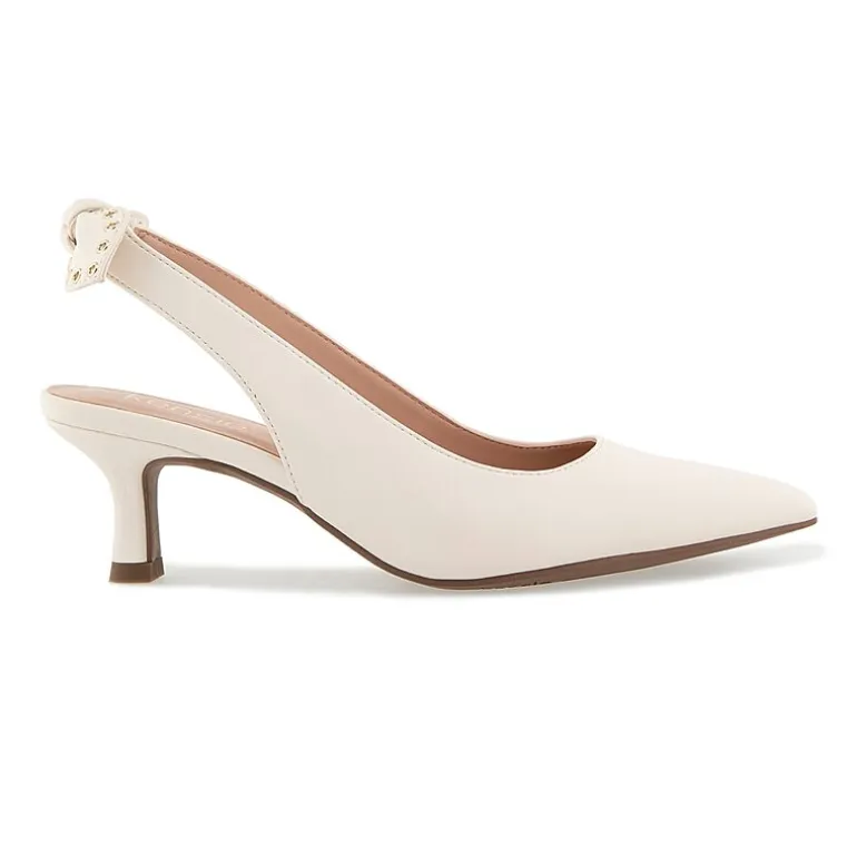 Kensie Olympia Womens Pointed Closed Toe Kitten Heel Pumps