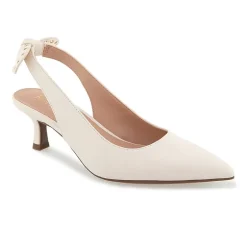 Kensie Olympia Womens Pointed Closed Toe Kitten Heel Pumps