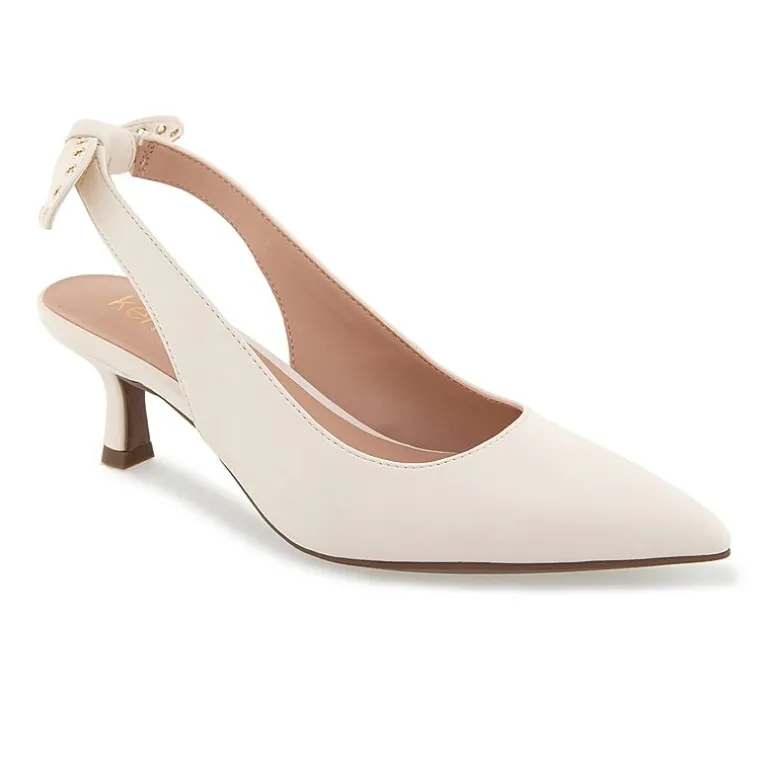 Kensie Olympia Womens Pointed Closed Toe Kitten Heel Pumps