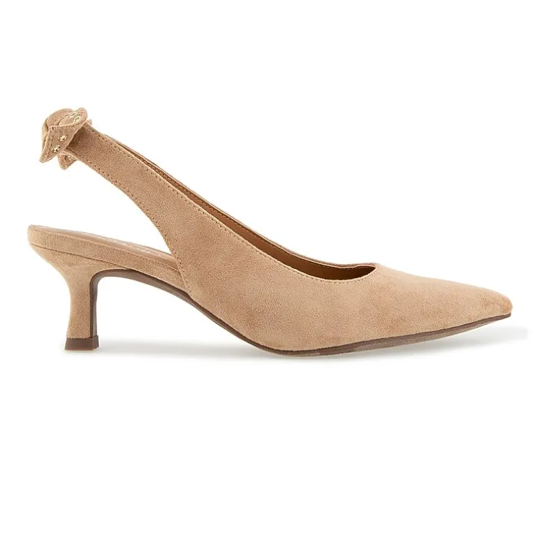 Kensie Olympia Womens Pointed Closed Toe Kitten Heel Pumps