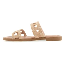Kensie Womens Malory Flat Sandals