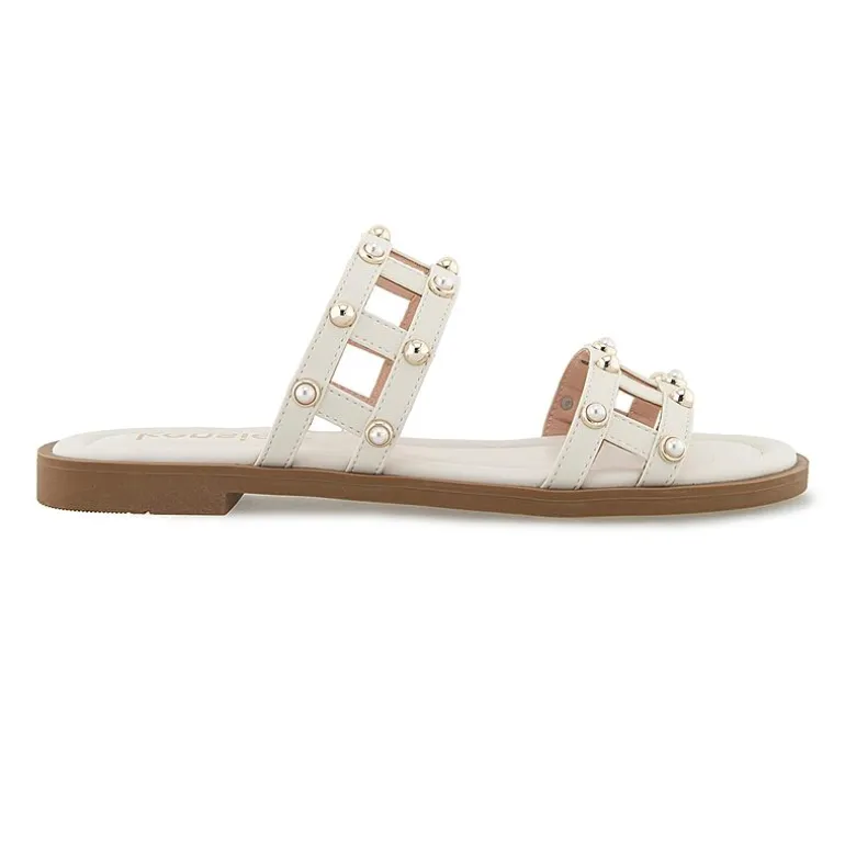 Kensie Womens Malory Flat Sandals