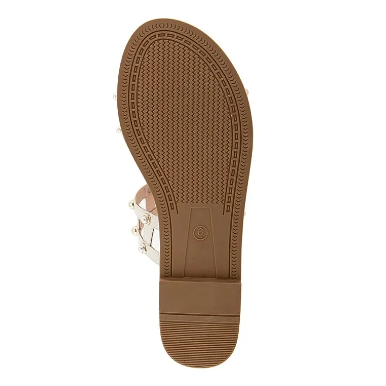 Kensie Womens Malory Flat Sandals