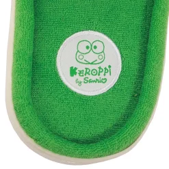 Keroppi Womens Hello Kitty Faux Fur Trim Slip-On Slippers