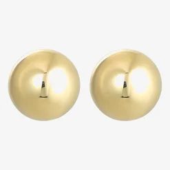 14K Gold Ball Stud Earrings